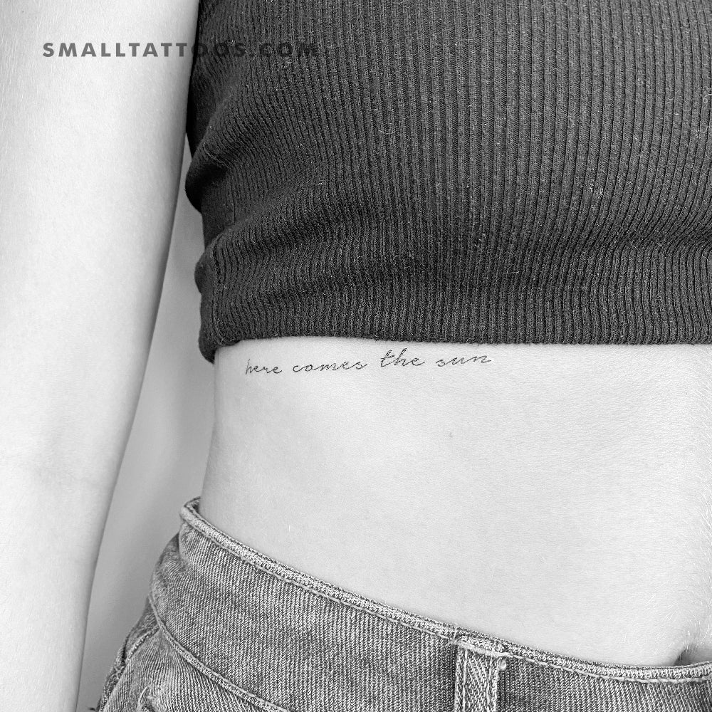 Here Comes The Sun Temporary Tattoo (Set of 3)