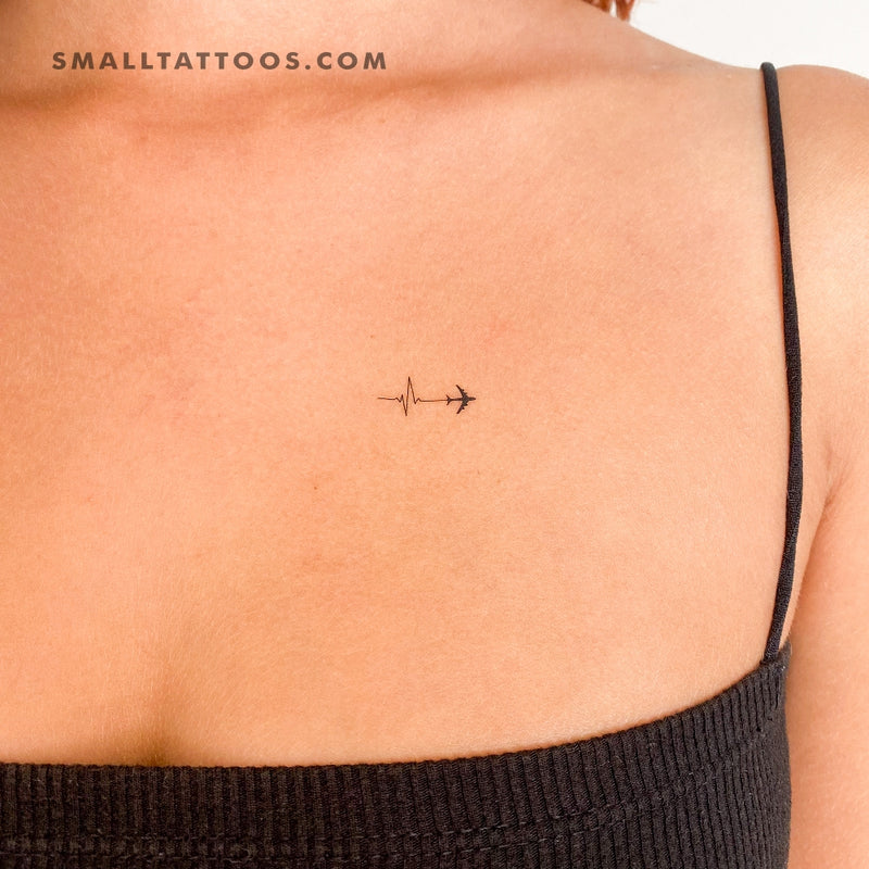 heartbeat mother's day tattoos, gift for mom, pulse line temporary tattoos,  small fake tattoo, matching couples wrist tattoos 2 — strang theory by  christen strang