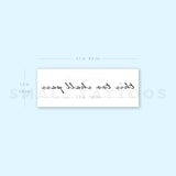 This Too Shall Pass Temporary Tattoo (Set of 3)