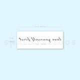 Love Yourself First Temporary Tattoo (Set of 3)