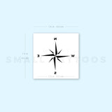 Compass Temporary Tattoo (Set of 3)