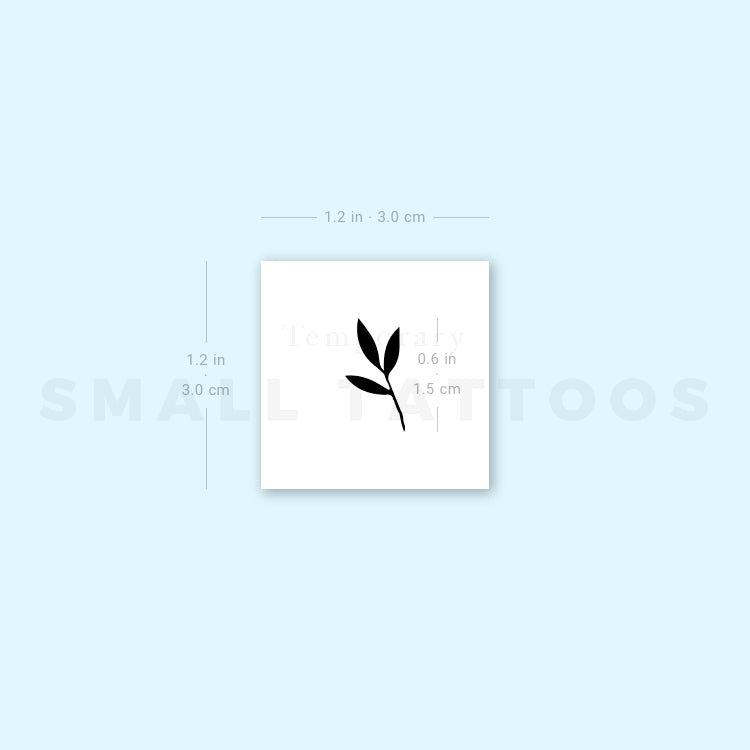 Tiny Sprout Temporary Tattoo (Set of 3)
