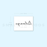 Always + Deathly Hallows Temporary Tattoo (Set of 3)