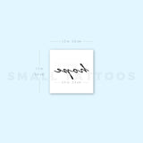 'Hope' Temporary Tattoo (Set of 3)