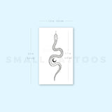 The Soma Snake by Jakenowicz Temporary Tattoo - Set of 3