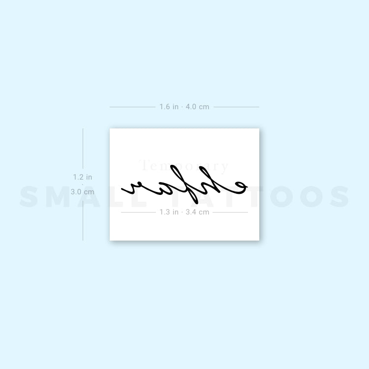 'ehfar' Temporary Tattoo (Set of 3)