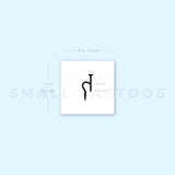 Saturn Planetary Symbol Temporary Tattoo (Set of 3)