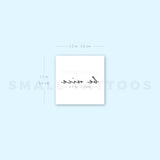 Be Nice Temporary Tattoo (Set of 3)