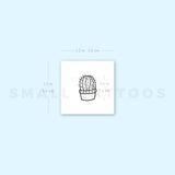 Barrel Cactus Temporary Tattoo (Set of 3)