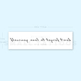 Don't Forget To Love Yourself Temporary Tattoo (Set of 3)