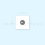 Copyright Symbol Temporary Tattoo (Set of 3)