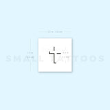 Cross Shadow Temporary Tattoo (Set of 3)