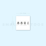 1988 Birth Year Temporary Tattoo (Set of 3)