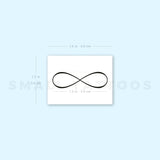 Infinity Symbol Temporary Tattoo (Set of 3)