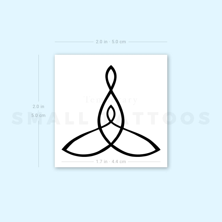 Mother And Child Symbol Temporary Tattoo (Set of 3)