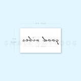 Good Vibes Temporary Tattoo (Set of 3)