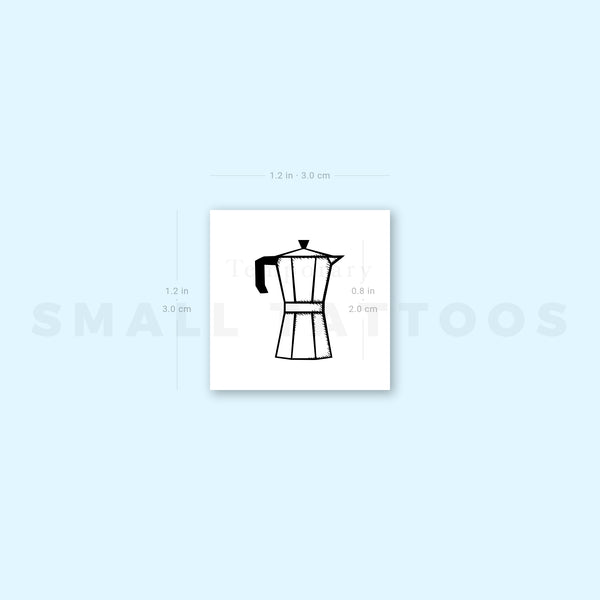 Moka Pot Temporary Tattoo (Set of 3)