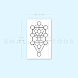 Kabbalah Tree of Life Temporary Tattoo (Set of 3)