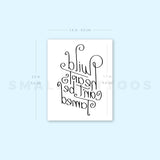 Wild Hearts Can't Be Tamed Temporary Tattoo (Set of 3)