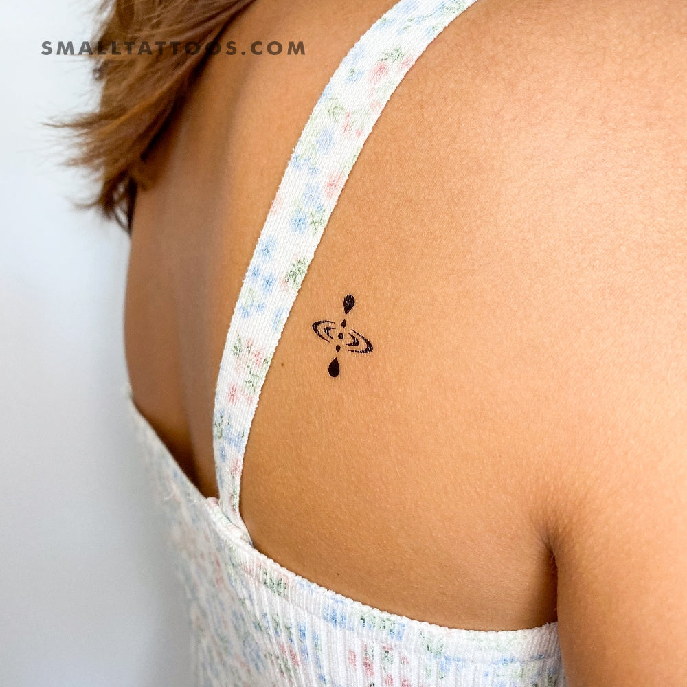 Tatuaje temporal del símbolo de atención plena (juego de 3)