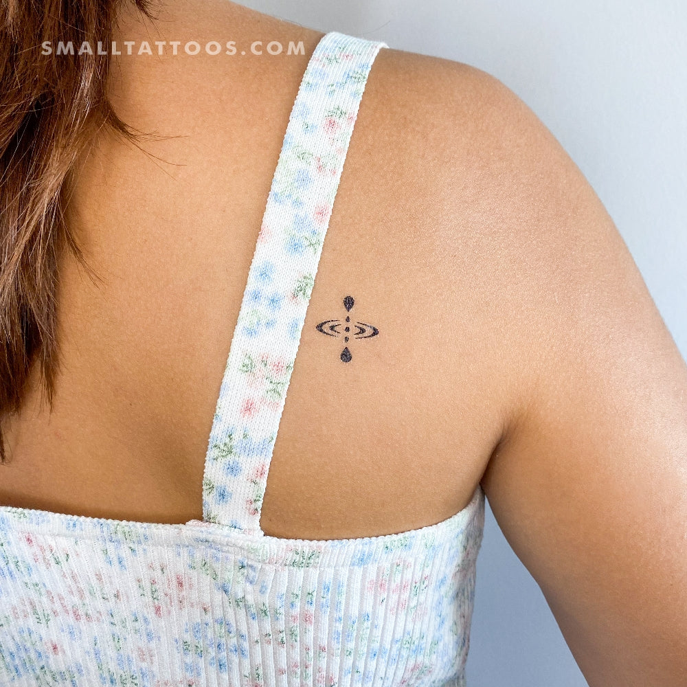 Tatuaje temporal del símbolo de atención plena (juego de 3)