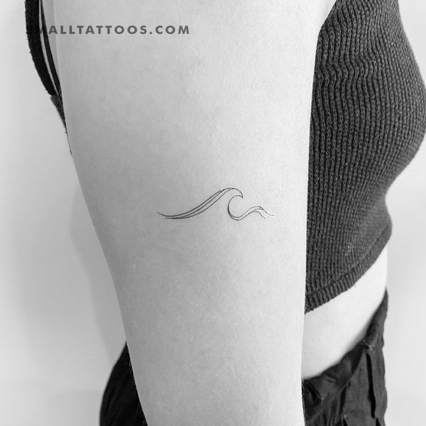 Wave Temporary Tattoo by 1991.ink (Set of 3)