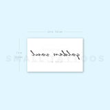 Golden Soul Temporary Tattoo (Set of 3)