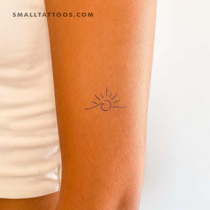 Sun Tattoo Stock Photos and Images - 123RF