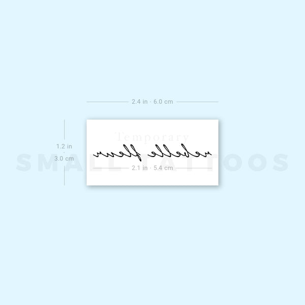 Rebelle Fleur Temporary Tattoo (Set of 3)