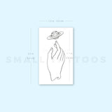 Saturn by Jakenowicz Temporary Tattoo - Set of 3