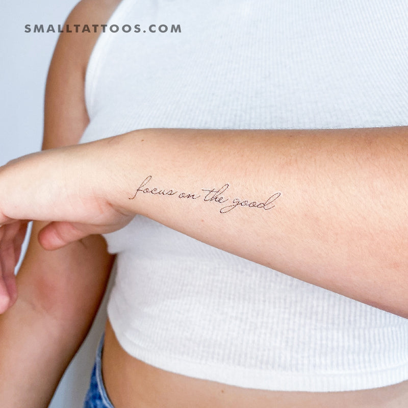 Buy Think Positive Cross Temporary Tattoo Online in India - Etsy