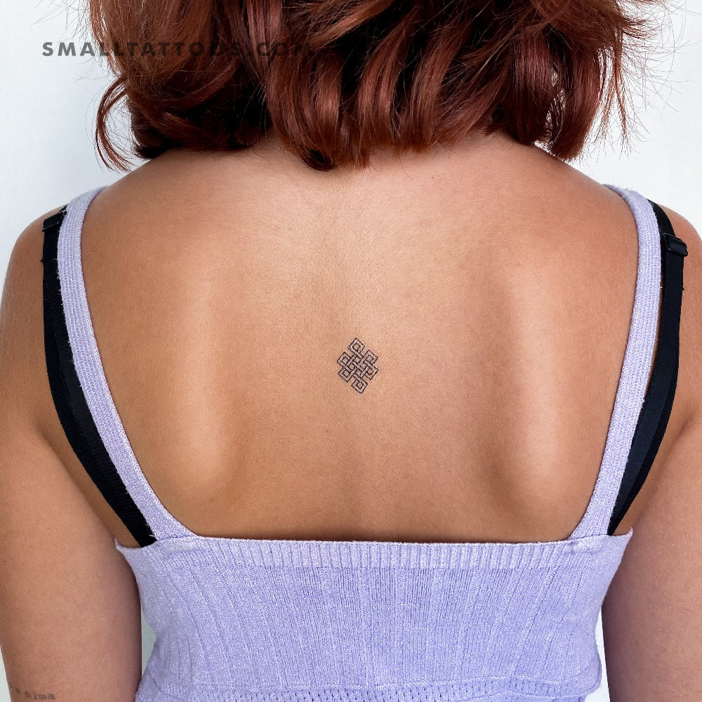 Tatuaje temporal de nudo infinito (juego de 3)