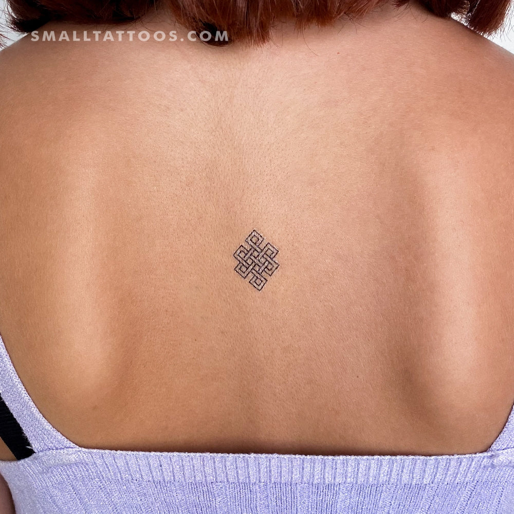 Tatuaje temporal de nudo infinito (juego de 3)