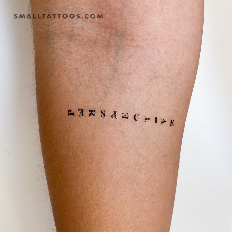 Perspective Temporary Tattoo (Set of 3)