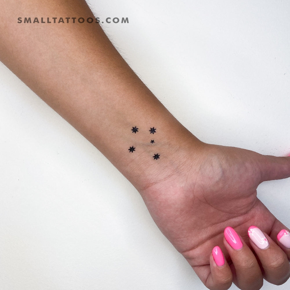 Crux Constellation Temporary Tattoo (Set of 3) – Small Tattoos