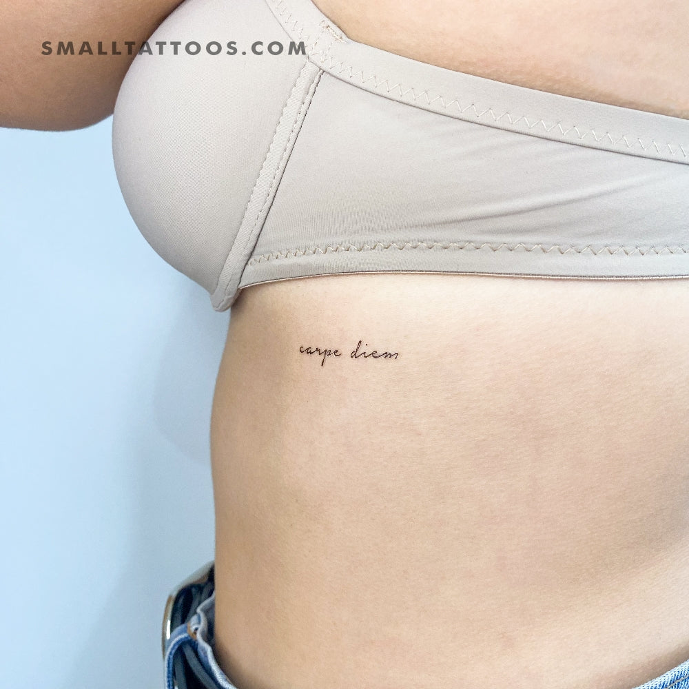 Carpe Diem Temporary Tattoo (Set of 3) – Small Tattoos