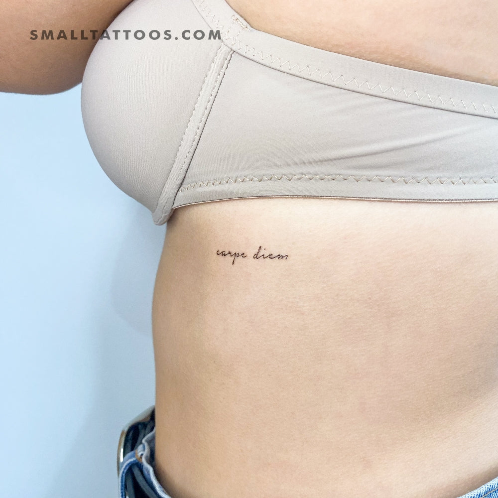 Tatuaje temporal Carpe Diem (juego de 3)