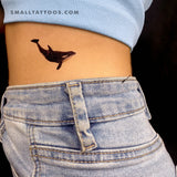Killer Whale Temporary Tattoo - Set of 3
