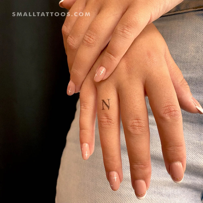 Uppercase Nu Temporary Tattoo (Set of 3)
