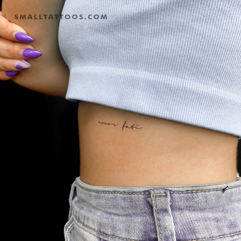 Amor Fati Tattoo on wrist. Meaning- Amor fati is a Latin phrase that may be  translated as 