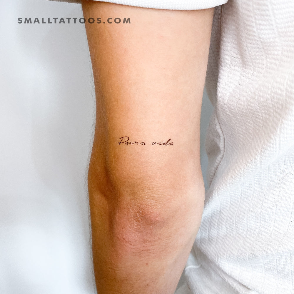 Pura Vida Temporary Tattoo - Set of 3