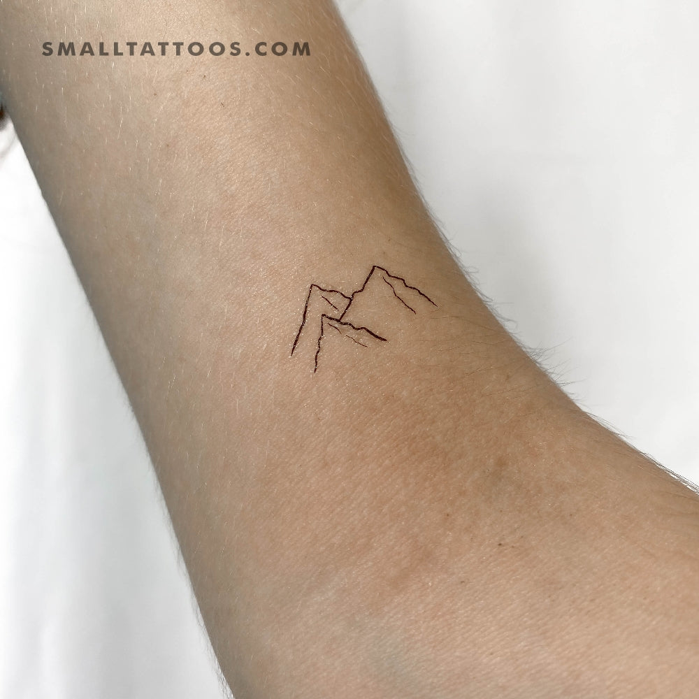 Alpine Glacier Temporary Tattoo (Set of 3)