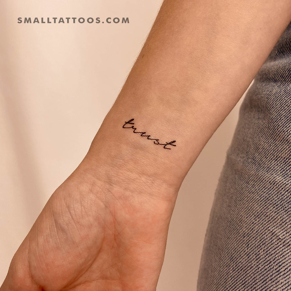 Tatuaje temporal "Confianza" (juego de 3)
