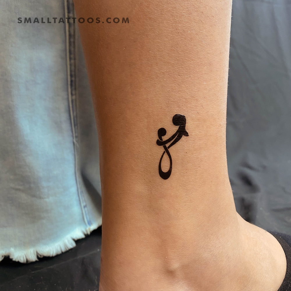 Tatuaje temporal de madre e hijo (juego de 3)