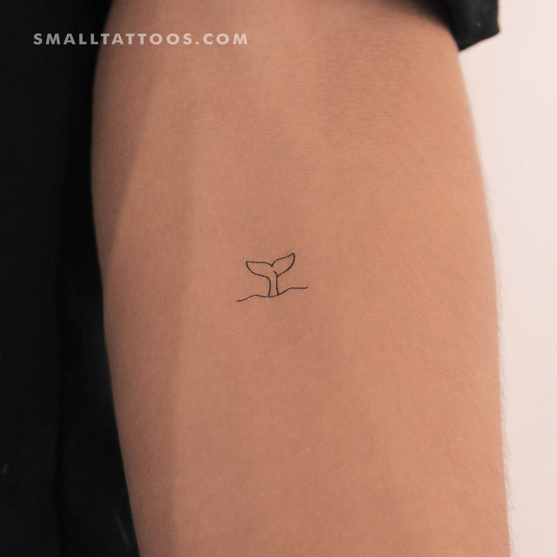 Whale tail tattoo | Hawaii tattoos, Discreet tattoos, Simplistic tattoos