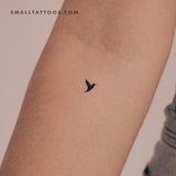 Small Hummingbird (Right) Temporary Tattoo (Set of 3)
