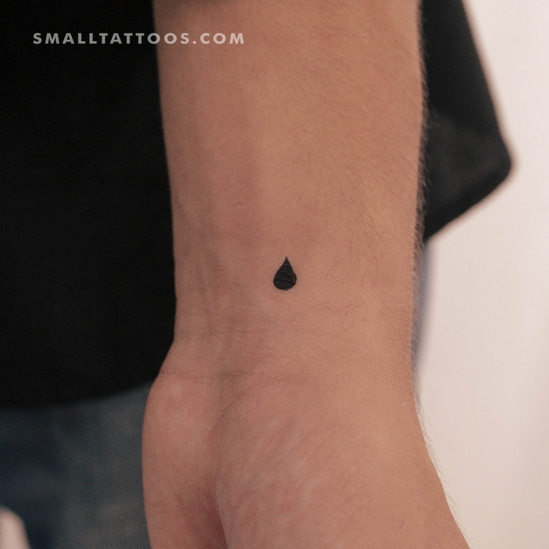 Water Drop Temporary Tattoo (Set of 3)