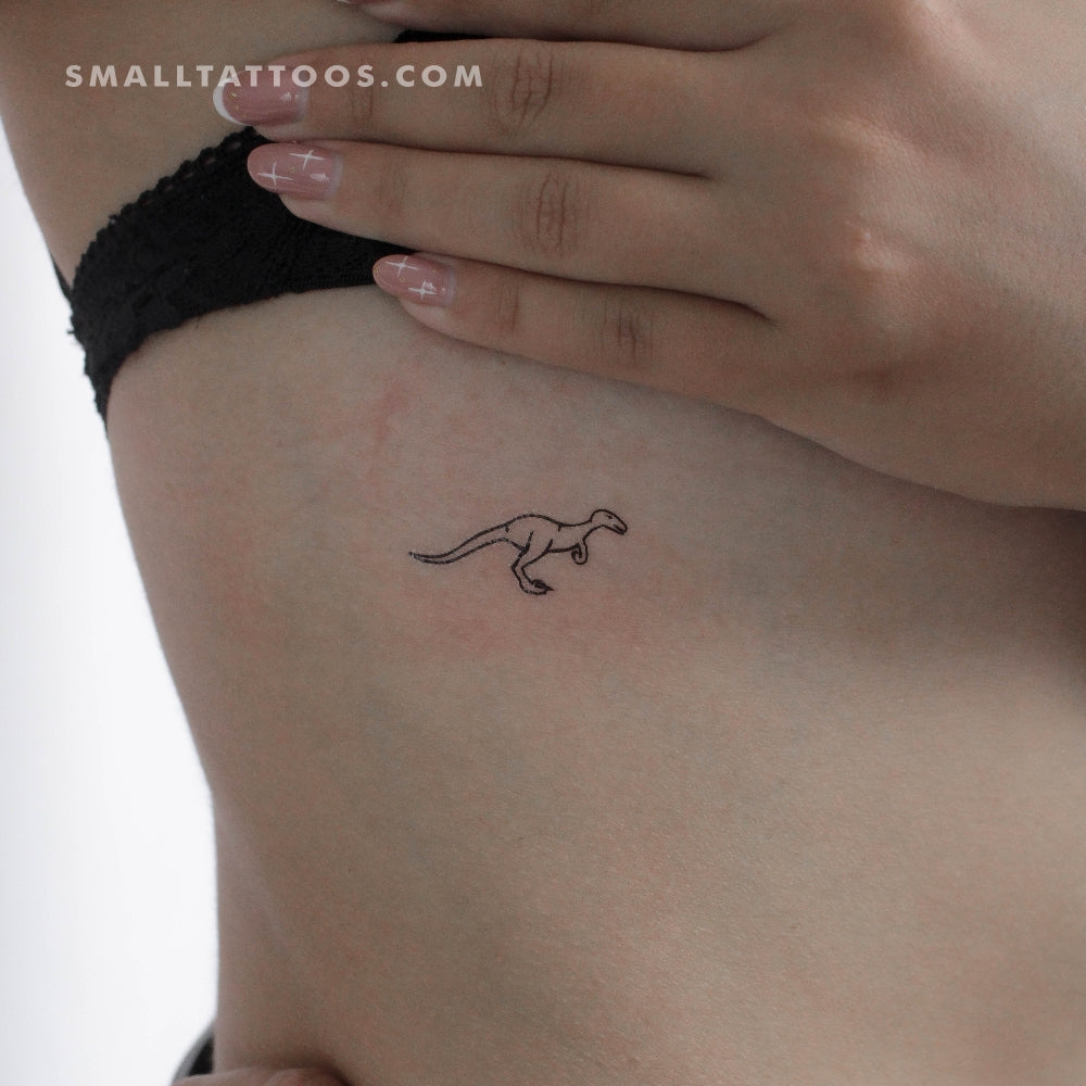 Velociraptor Temporary Tattoo (Set of 3)