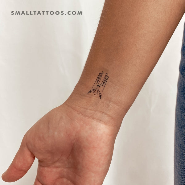 Tattoo tagged with: small, line art, tiny, ifttt, little, nature,  blackwork, lighthouse, architecture, ocean, inner forearm, mariloalonso,  medium size, other, illustrative, fine line | inked-app.com