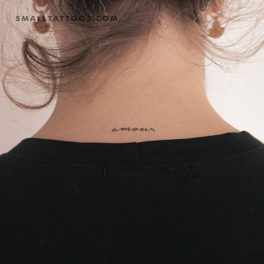 Amour Temporary Tattoo (Set of 3)